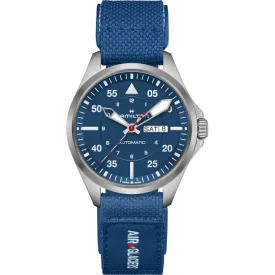 HAMILTON - KHAKI AVIATION PILOT DAY DATE AUTO - AIR-GLACIERS EDITION - H64655941