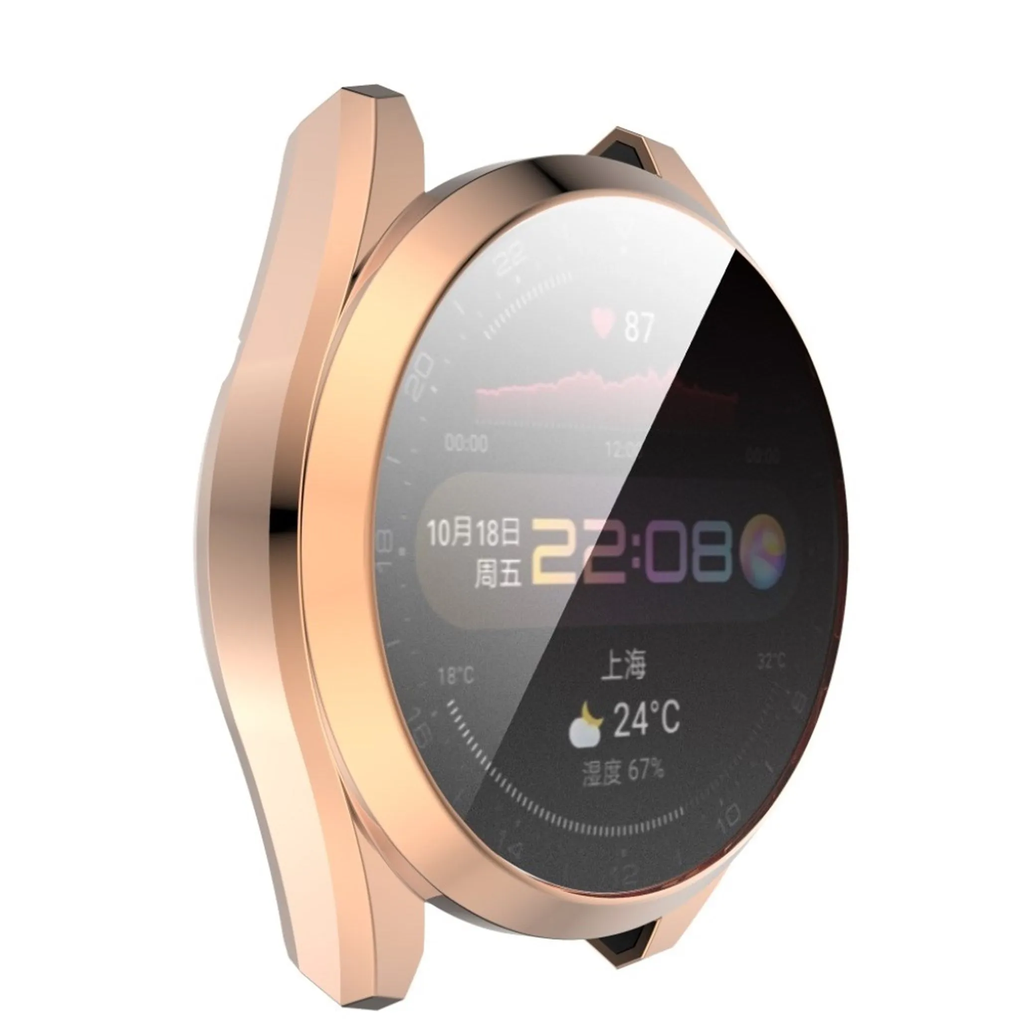 Huawei Watch 3 Pro electroplating TPU frame - Rose Gold