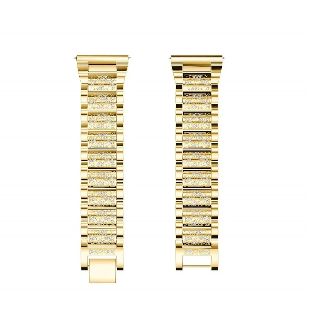 Huawei Watch GT / Samsung Gear S3 / Frontier 22mm décor watch band - Gold