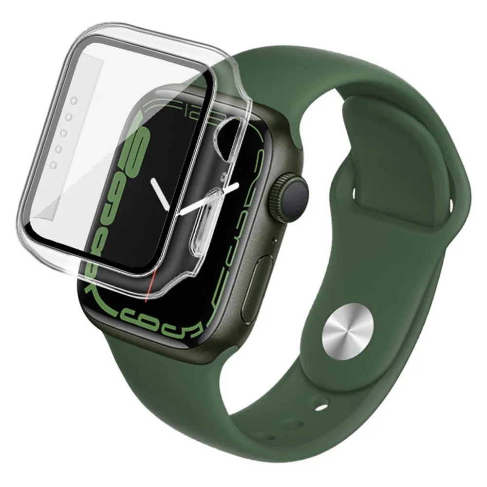 IMAK Apple Watch (45mm) cover with HD tempered glass - Transparent