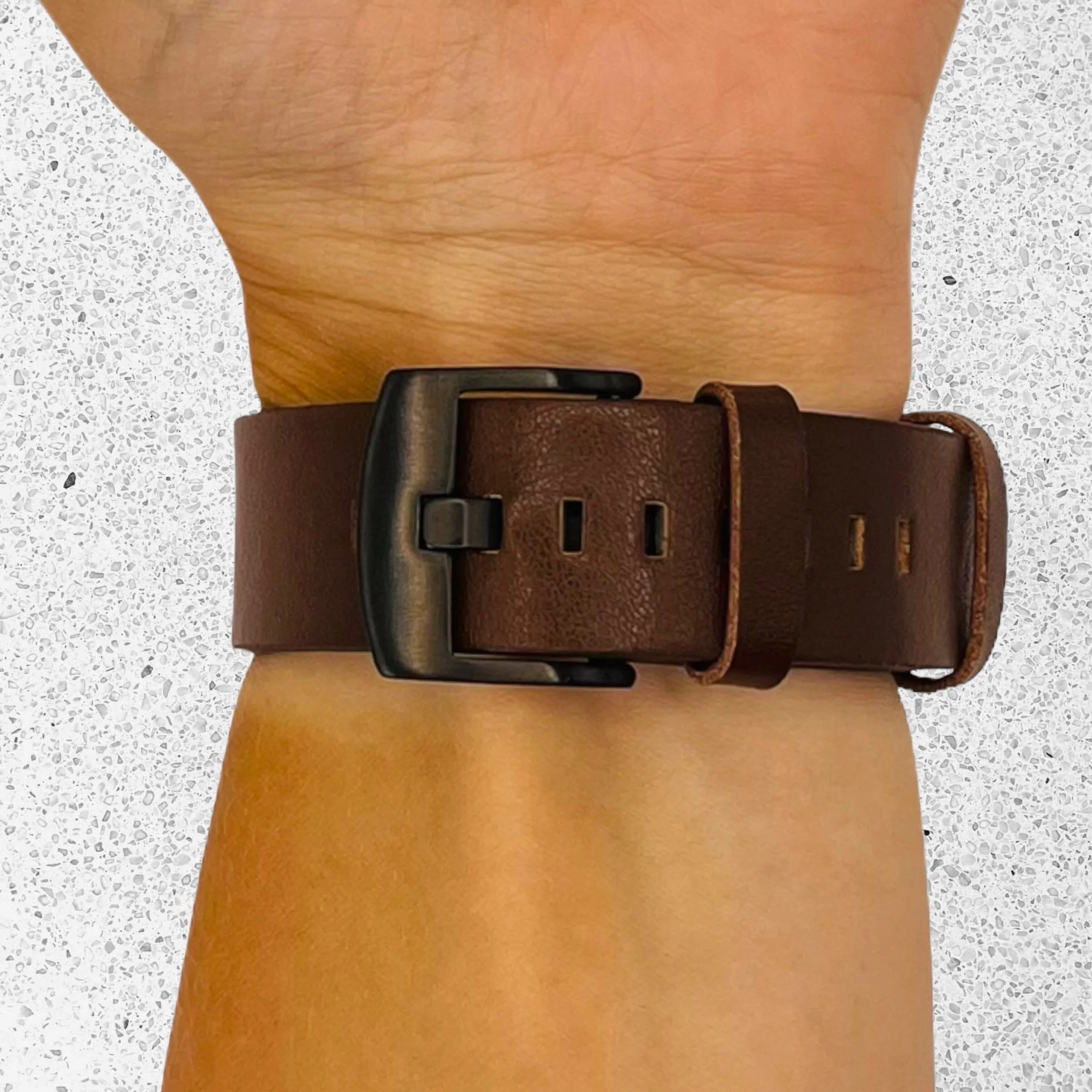 Leather Straps Compatible with the 3Plus Vibe Smartwatch