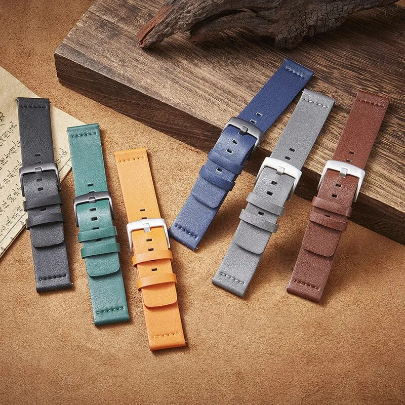 Leather Straps Compatible with the 3Plus Vibe Smartwatch