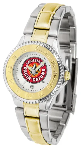 Louisiana Ragin' Cajuns Competitor Two-Tone Ladies Watch