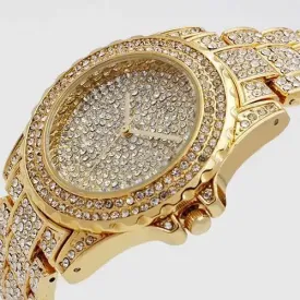 Luxury Diamond Sparkling Wristwatch