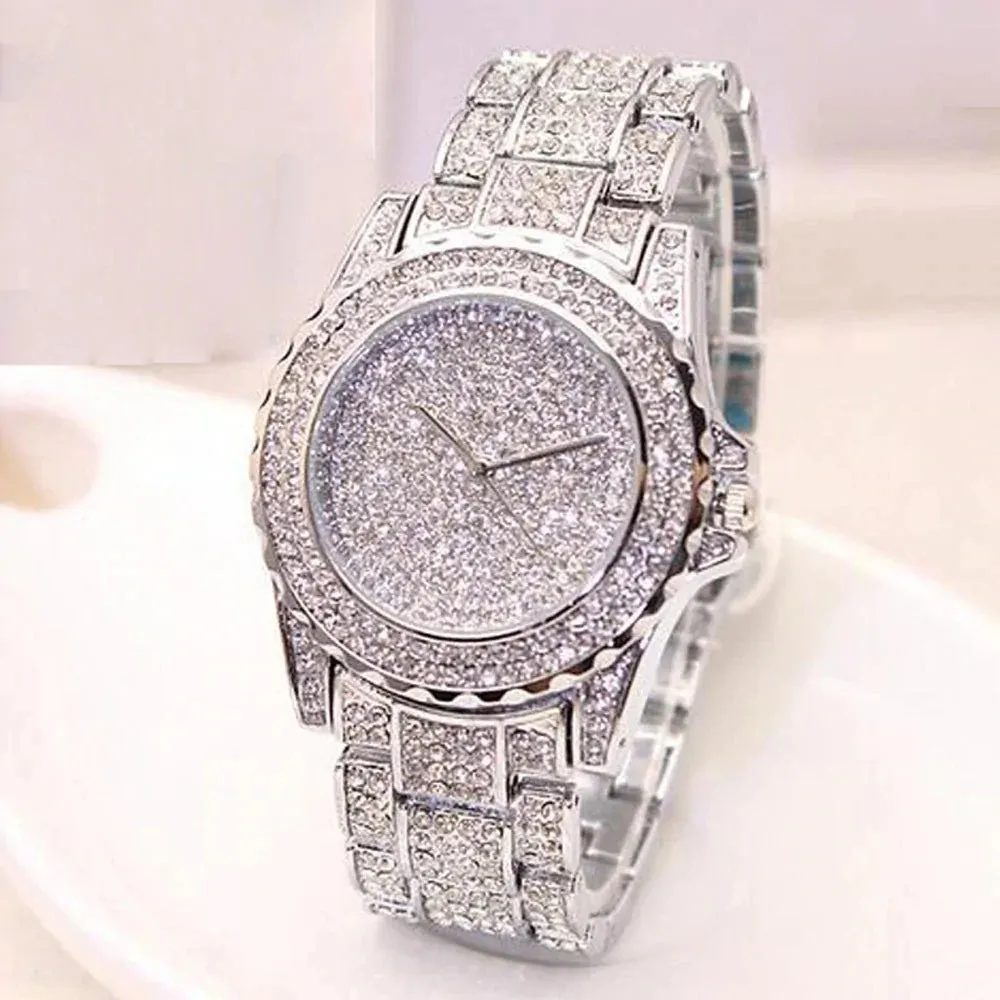 Luxury Diamond Sparkling Wristwatch