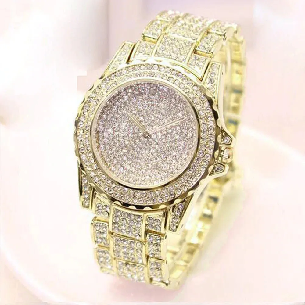 Luxury Diamond Sparkling Wristwatch