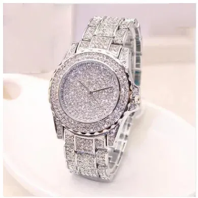 Luxury Diamond Sparkling Wristwatch