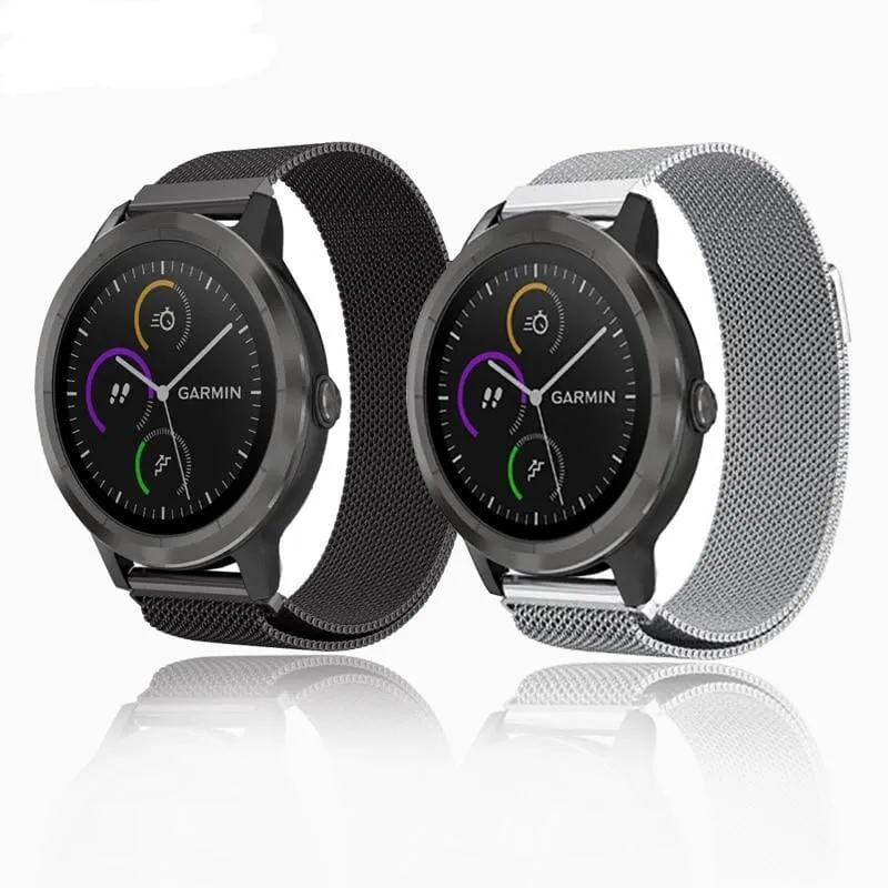 Milanese Straps Compatible with the Garmin Vivoactive 4