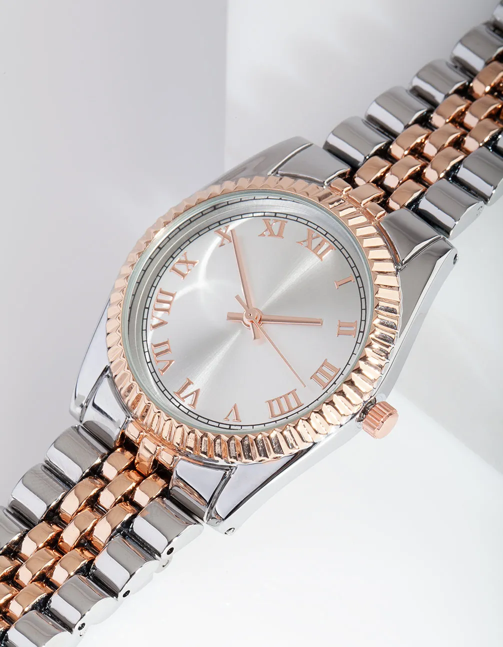 Mixed Metal Classic Luxe Watch