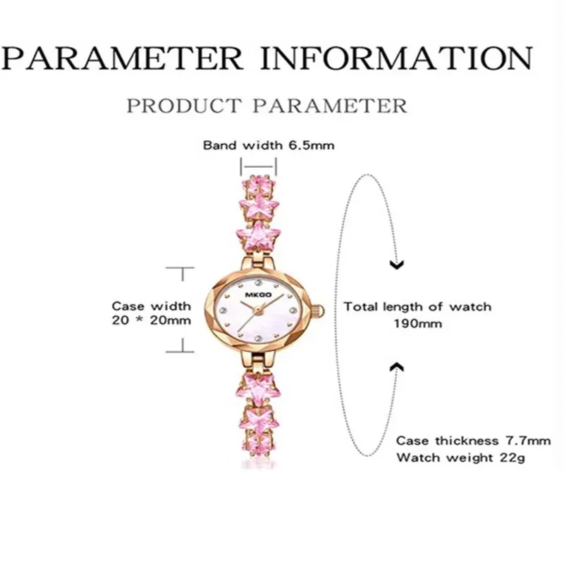 PetiteElegance DiamondAura Quartz Wristwatch