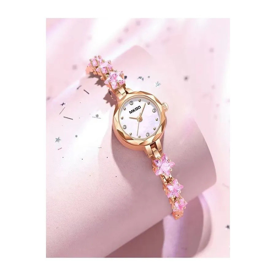 PetiteElegance DiamondAura Quartz Wristwatch