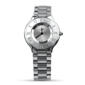 Pre-owned Stainless-Steel 21 Cartier Must de Cartier 31mm