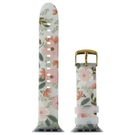 Rifle Paper Co. Watch Band 42-45mm for Apple Watch Series 1-8/SE - Wild Flowers