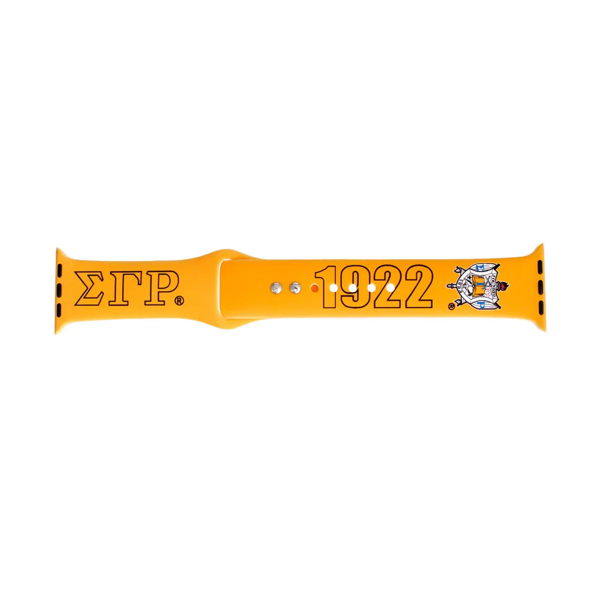 Sigma Gamma Rho Inspired Apple Watch Band SGRHO Sorority Yellow Blue 1922 Apple Watch Band Strap