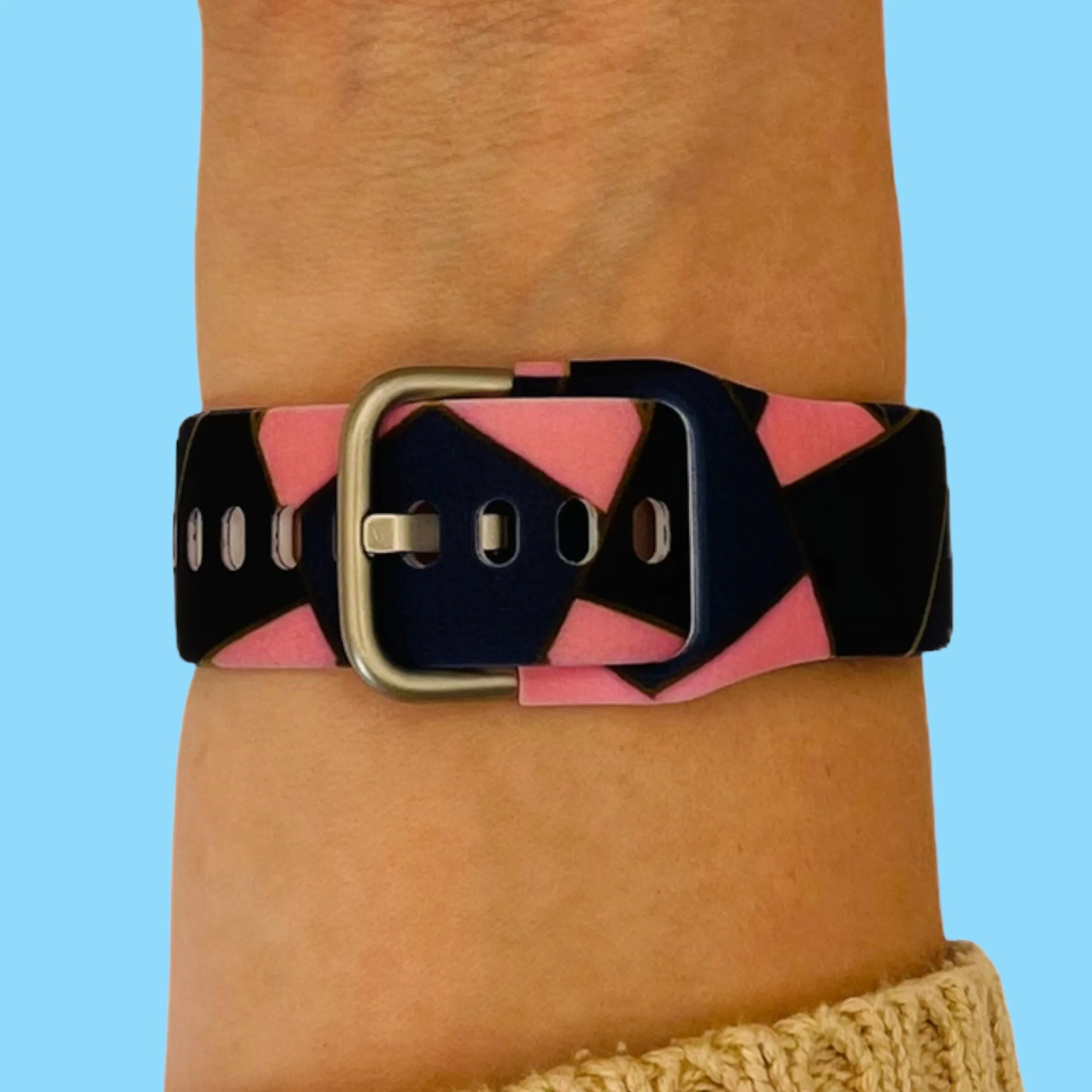 Silicone Pattern Watch Straps compatible with the Garmin Venu