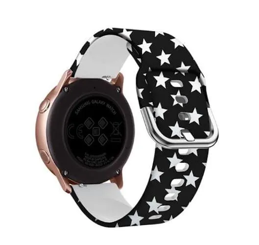 Silicone Pattern Watch Straps compatible with the Kogan Active  II Smart Watch