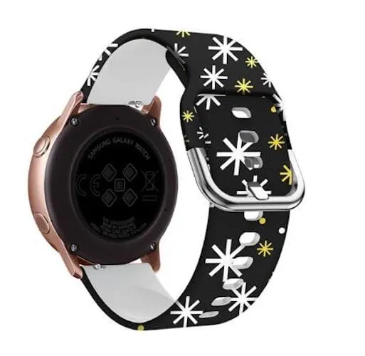 Silicone Pattern Watch Straps compatible with the Kogan Active  II Smart Watch