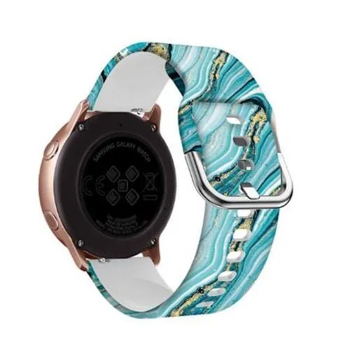 Silicone Pattern Watch Straps compatible with the Kogan Active  II Smart Watch