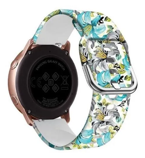 Silicone Pattern Watch Straps compatible with the Kogan Active  II Smart Watch