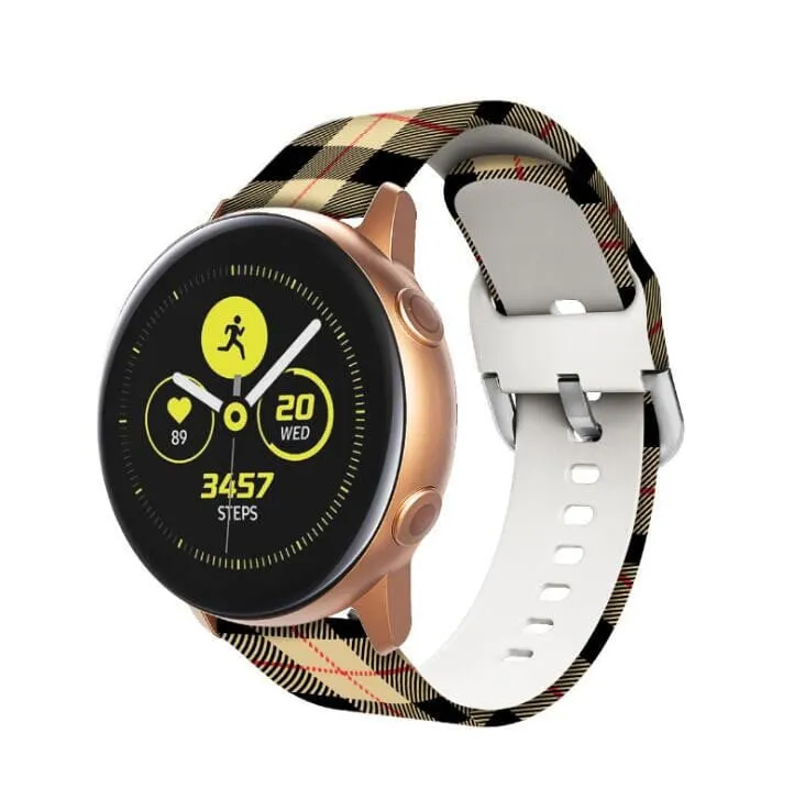 Silicone Pattern Watch Straps compatible with the Kogan Active  II Smart Watch