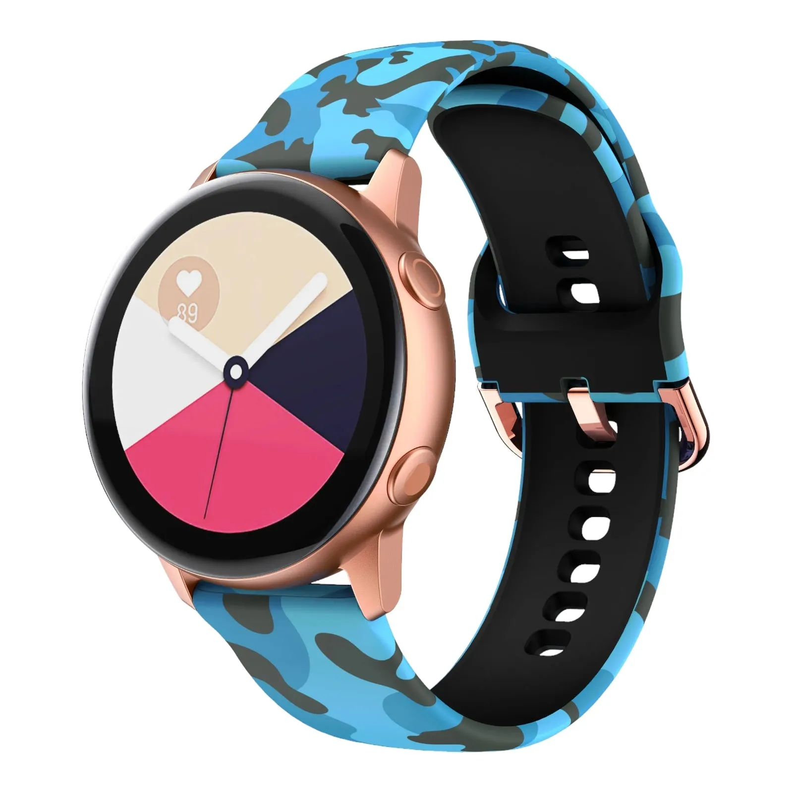 Silicone Pattern Watch Straps compatible with the Kogan Active  II Smart Watch