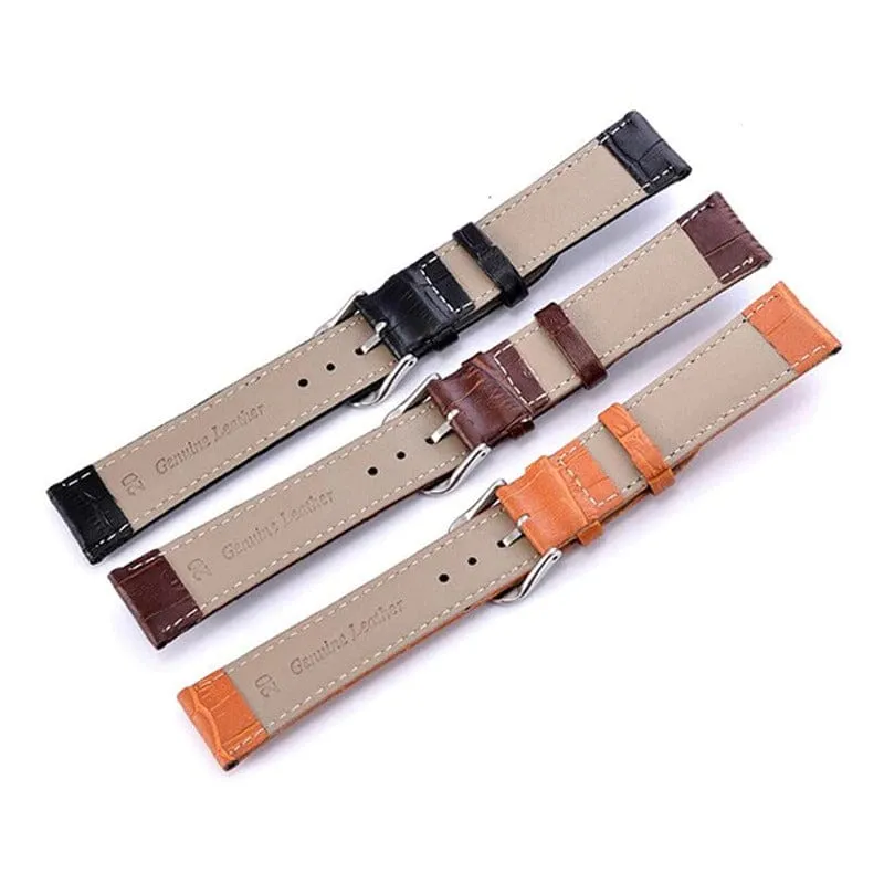 Snakeskin Leather Watch Straps Compatible with the Garmin Approach S42