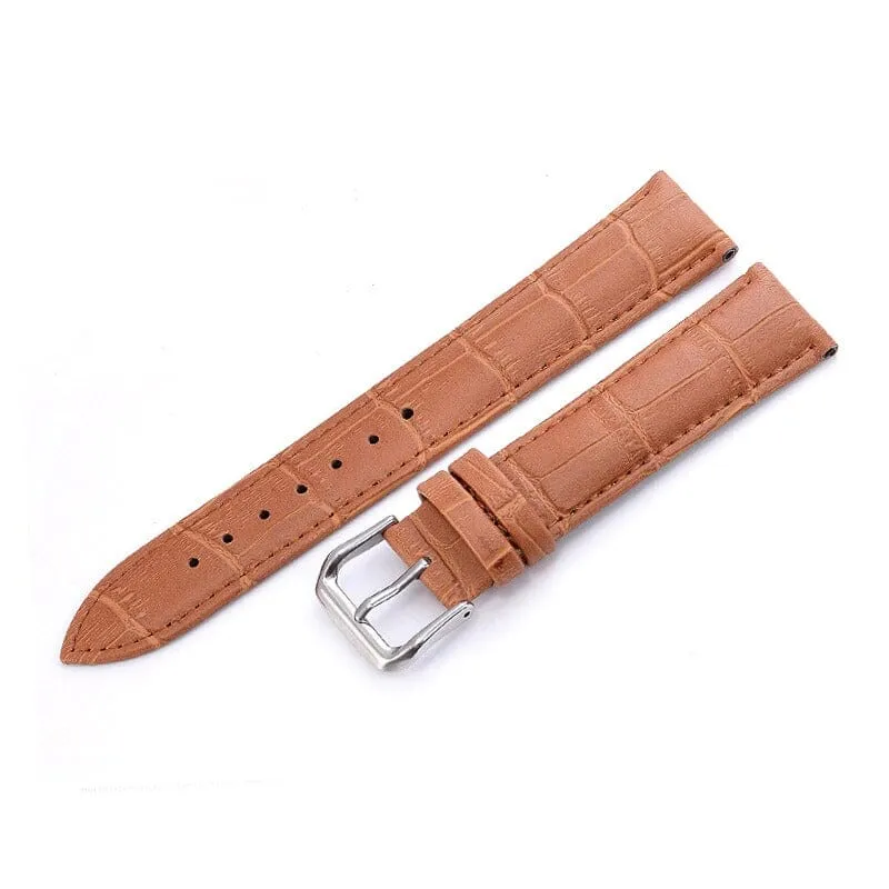 Snakeskin Leather Watch Straps Compatible with the Garmin Approach S42