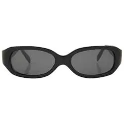 TIMEPIECE Black Square Sunglasses