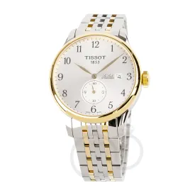 Tissot Le Locle Small Seconds Men's Silver Gold Watch T0064282203200