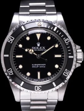 *Unpolished* 1984 Rolex Submariner (Ref. 5513) "Spider Dial"