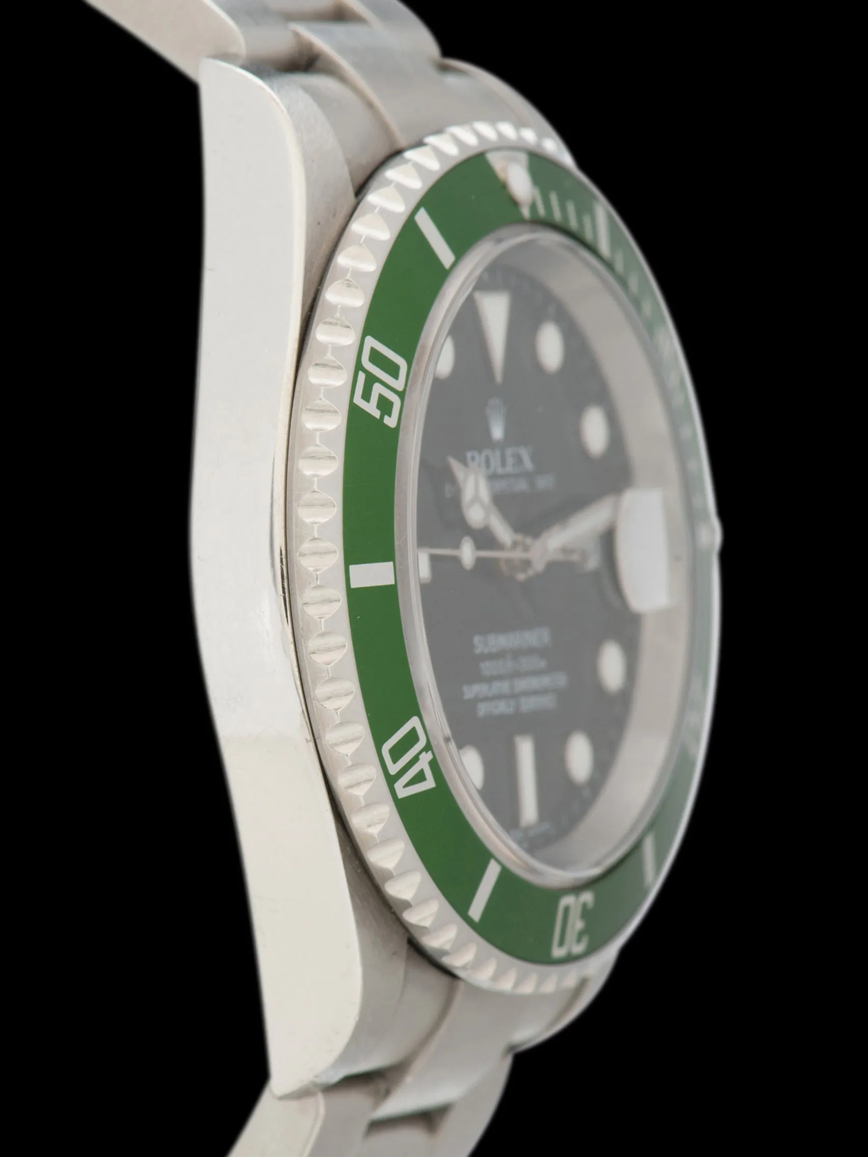 *Unpolished* 2005 Rolex Green Submariner (Ref. 16610LV) "Kermit" Mk. IV Dial