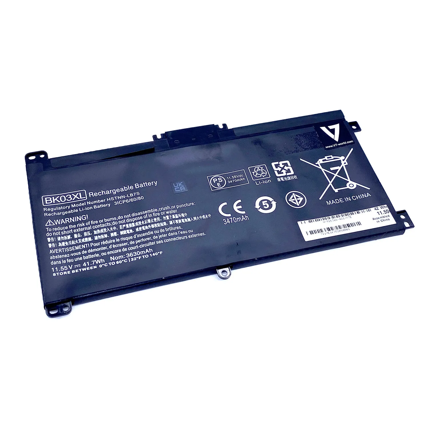 V7 Bat Hp Pavilion X360 14-Ba