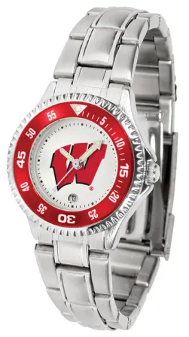 Wisconsin Badgers Competitor Steel Ladies Watch