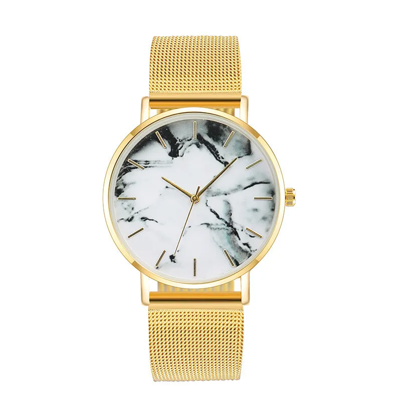 Women's Crystal Dial Quartz Watch