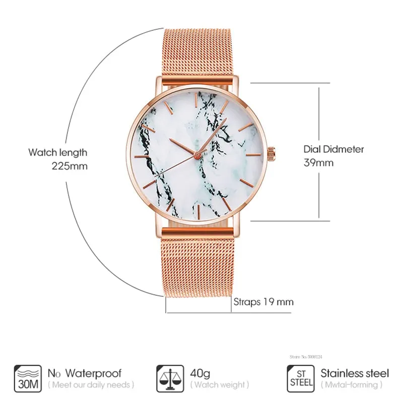 Women's Crystal Dial Quartz Watch